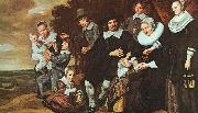 Frans Hals, A Family Group in a Landscape